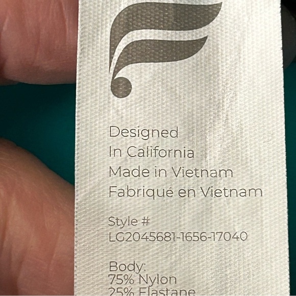 Fabletics Motion 365 Aqua High-waisted Full-Length Leggings w/Pockets Sz M - Picture 14 of 16